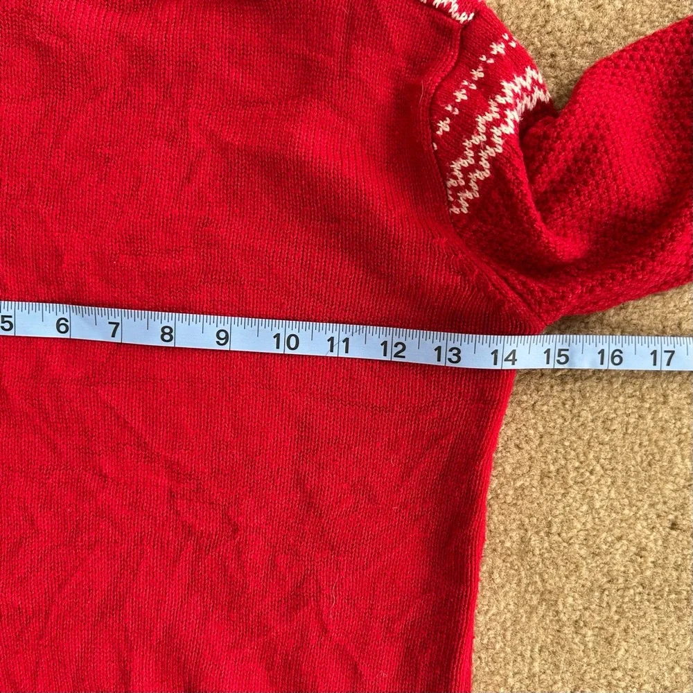 Disney by Next Vibrant Red Knit Mickey Mouse Kid's Sweater Size 6-7 - Picture 8 of 12